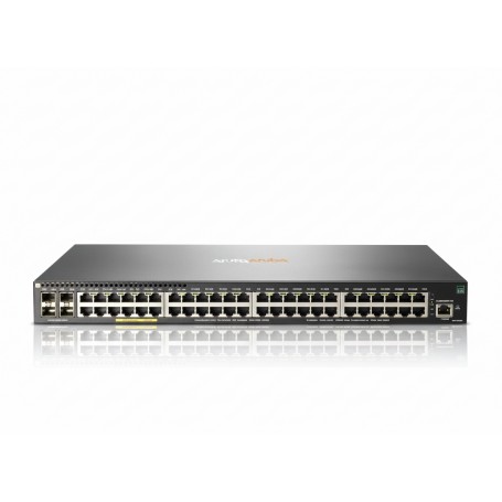HPE Aruba JL264A 2930F 48G PoE+ 4SFP+ TAA-Compliant Layer 3 Switch