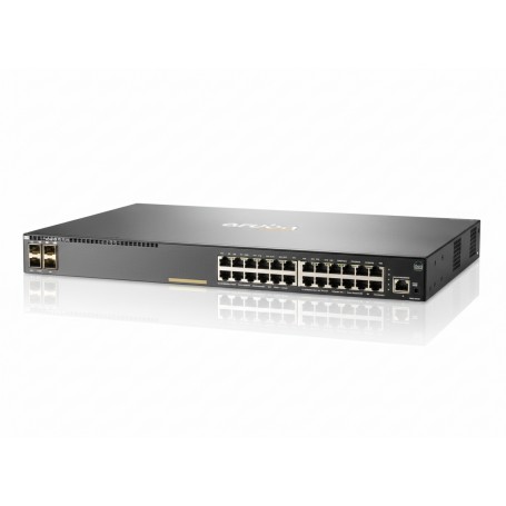 HPE Aruba JL263A 2930F 24G PoE+ 4SFP+ TAA-Compliant Switch