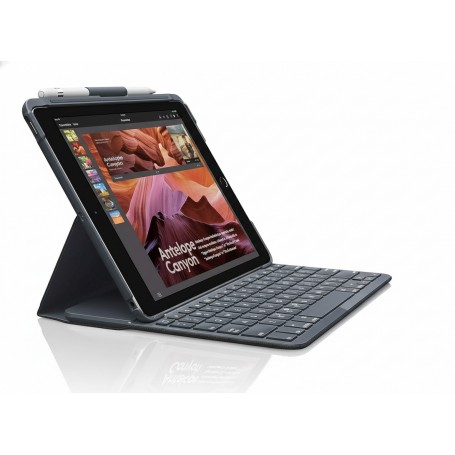 Logitech 920-009017 SLIM FOLIO Keyboard Case for 9.7" iPad 5th/6th Gen