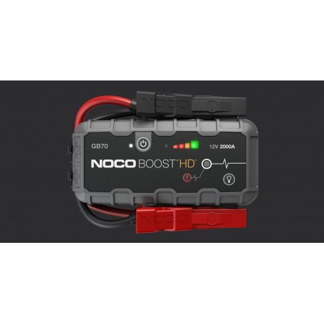 NOCO GB70 Boost HD 2000 Amp 12-Volt UltraSafe Lithium Jump Starter Box