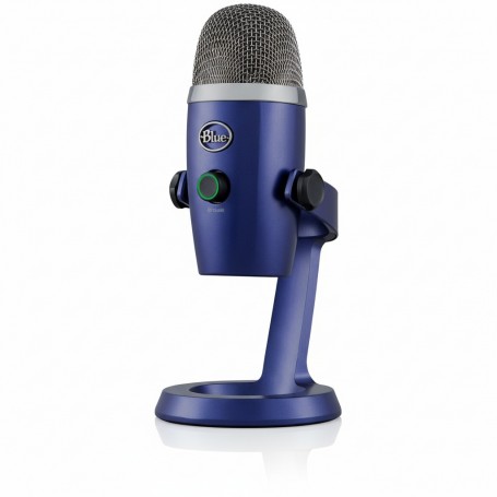 Blue 988-000089 Microphones Yeti Nano - Premium USB Microphone (Vivid Blue)