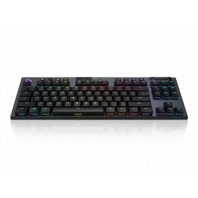 Logitech 920-009529 G G915 TKL LIGHTSPEED Wireless RGB Mechanical Gaming Keyboard (Carbon, GL Clicky)