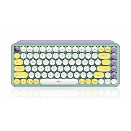 Logitech 920-010708 Pop Keys Wireless Mech Keyboard Daydream Mint with Emoji Keys