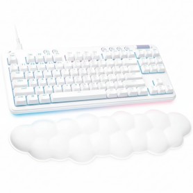 Logitech 920-010670 G713 Mechanical Gaming Keyboard (White Mist, GX Red Switches)