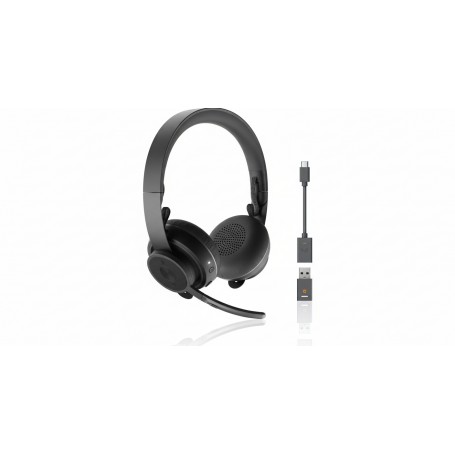 Logitech 981-001100 Zone 900 Noise-Canceling Wireless On-Ear Stereo Headset (Retail Packaging)