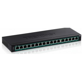 TRENDnet TPE-TG160H 16-Port Gigabit PoE+ Switch for Efficient Networking
