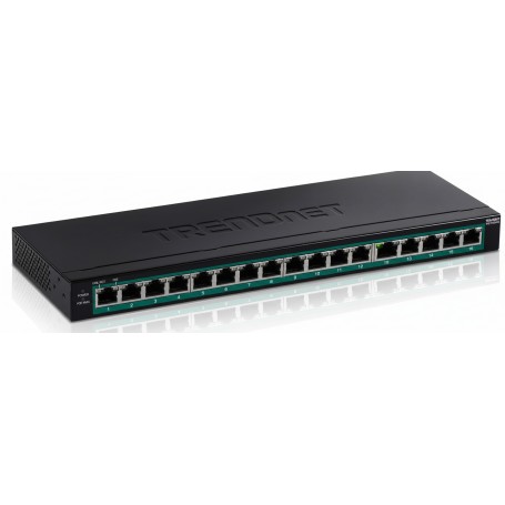 TRENDnet TPE-TG160H 16-Port Gigabit PoE+ Switch for Efficient Networking
