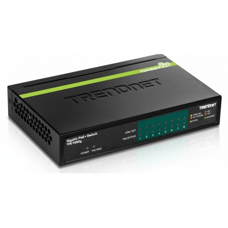 TRENDnet TPE-TG82G 8-Port Gigabit PoE+ Switch for Seamless Connectivity