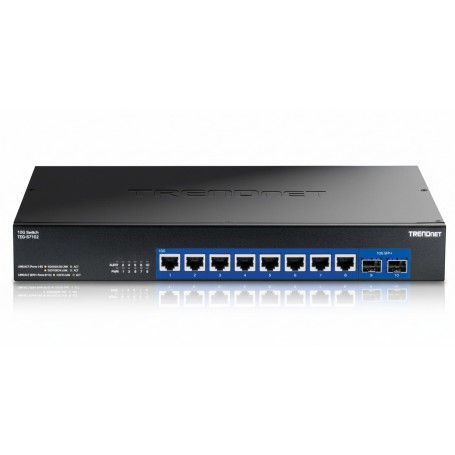 TRENDnet TEG-S7102 10-Port 10G Unmanaged Switch, 8 x 10G Ports, 2 x 10G SFP+