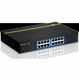 TRENDnet TEG-S16DG 16-Port Gigabit GREENnet Switch (Metal Desktop)