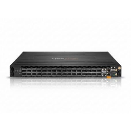 HPE Aruba S0G09A CX 8325P 32-Port 40G/100G Switch, Front-to-Back, 6xFan