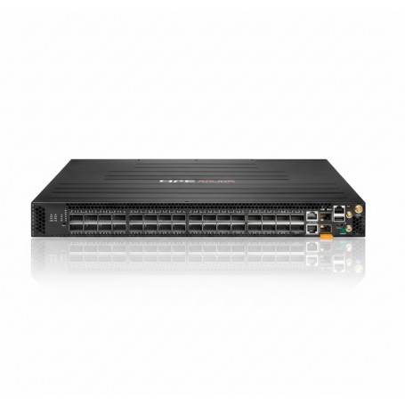 HPE Aruba S0G07A CX 8325P 32-Port 40G/100G Switch, Front-to-Back, 6xFan
