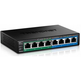 TRENDnet TPE-TG44G 8-Port GREENnet Gigabit PoE+ Switch 4 PoE+, 4 Non-PoE