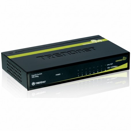 TRENDnet TEG-S80G 8-Port Gigabit GREENnet Switch (Metal)