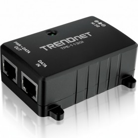 TRENDnet TPE-113GI Gigabit Power over Ethernet (PoE) Injector Full Duplex Gigabit Speeds