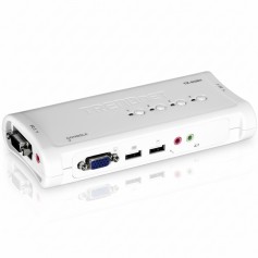 TRENDnet TK-409K 4 Port USB KVM Switch Kit Audio