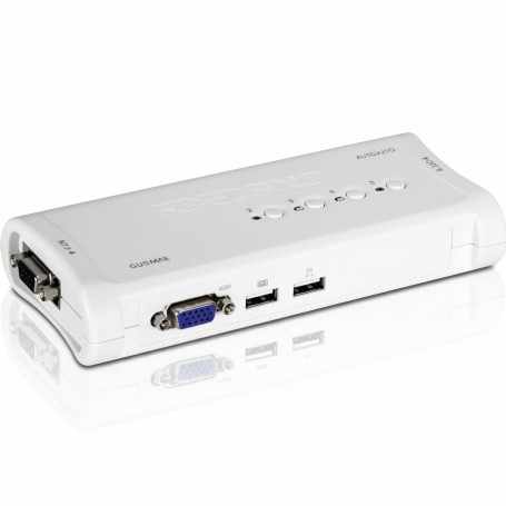 TRENDnet TK-407K 4-Port USB KVM Switch Kit (Include 4 x KVM Cables)