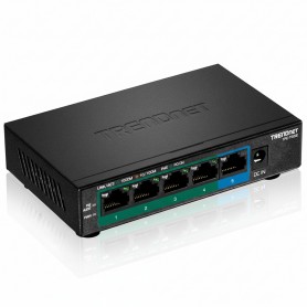 TRENDnet TPE-TG52 5-Port Gigabit PoE+ Switch, 32W Power Budget