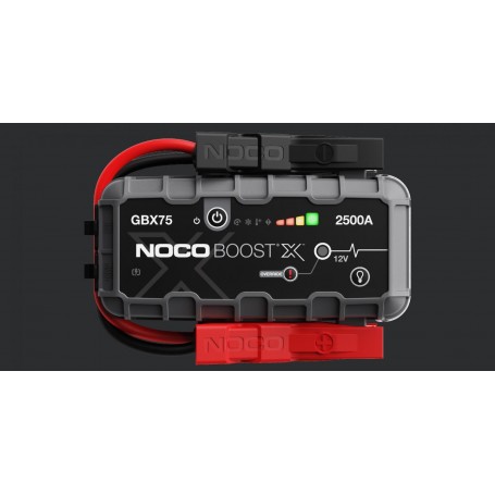 NOCO GBX75 Boost X 2500A 12V UltraSafe Portable Lithium Jump Starter