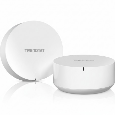 TRENDnet  TEW-830MDR2K AC2200 WiFi Mesh Router System 2 x AC2200 WiFi Mesh Routers App-Based Setup