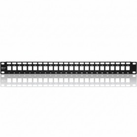 TRENDnet TC-KP24 24-Port Blank Keystone Patch Panel for Easy Cable Management