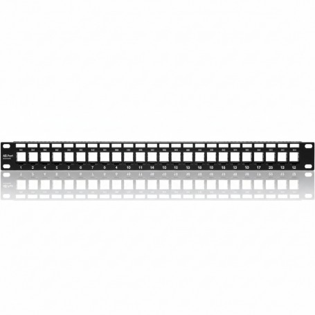 TRENDnet TC-KP24 24-Port Blank Keystone Patch Panel for Easy Cable Management