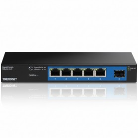 TRENDnet TEG-S51SFP 4-Port Gigabit Switch with SFP Slot (Metal)