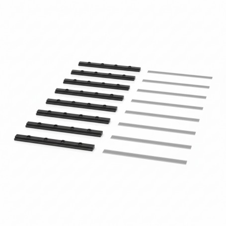 APC NSAC2608 NetShelter Aisle Containment Straight Connector Set of 8 Black