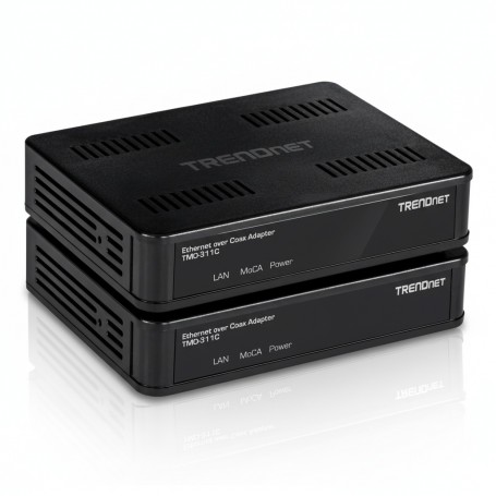 TRENDnet TMO-311C2K MoCA 2.0 Ethernet over Coax Adapter Media Converter