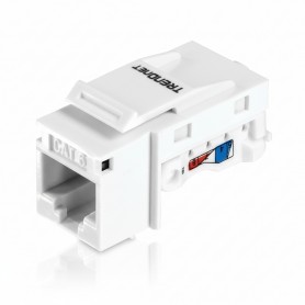 TRENDnet TC-K25C6 Cat6 Keystone Jacks, 25-Pack, 90° Termination, Tool-less