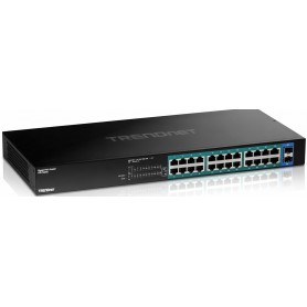 TRENDnet TPE-TG262 26-Port Gigabit PoE+ Switch (380W)