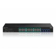 TRENDnet TPE-30284 28-Port Gigabit Web Smart PoE Switch with 10G SFP