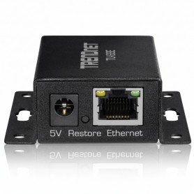 TRENDnet TU-S9E, 1-Port Serial to IP Ethernet Converter, Black