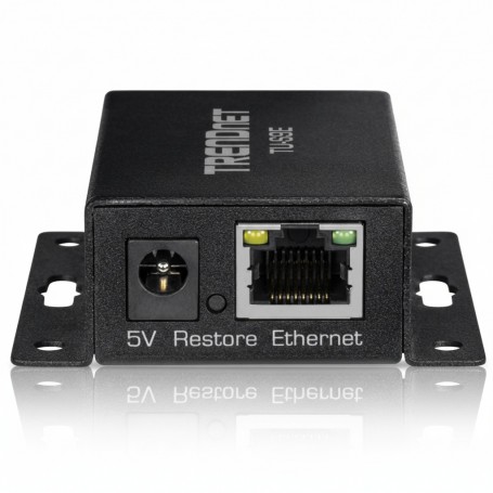 TRENDnet TU-S9E, 1-Port Serial to IP Ethernet Converter, Black