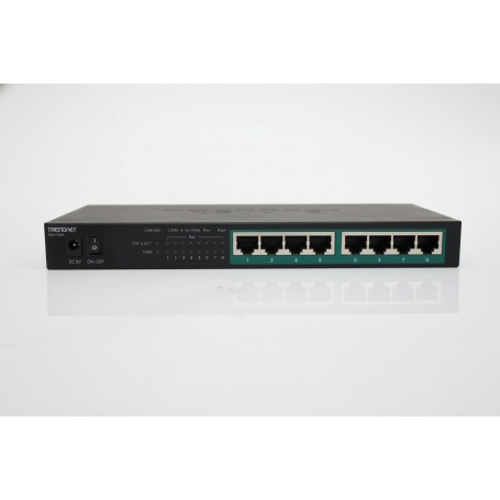 TRENDnet TPE-TG84 8-Port Gigabit PoE+ Switch with 120W Power Budget