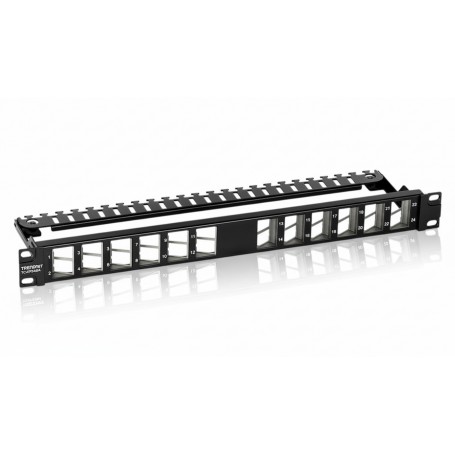 TRENDnet TC-KP24SA 24-Port Blank Angled Keystone Shielded Patch Panel