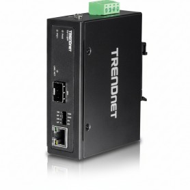 TRENDnet TI-F11SFP Hardened Industrial 100/1000Base-T to SFP Media Converter