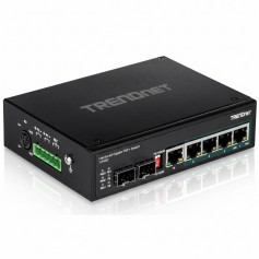 TRENDnet TI-PG62 6-Port Hardened Industrial Gigabit PoE+ Switch