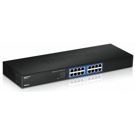 TRENDnet TEG-S16G 16-Port Gigabit GREENnet Switch (Rack Mount)