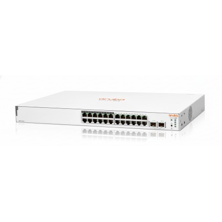 HPE JL813A ABA Aruba 1830 24G 12p Class4 PoE 2SFP 195W Ethernet Switch 24 ports