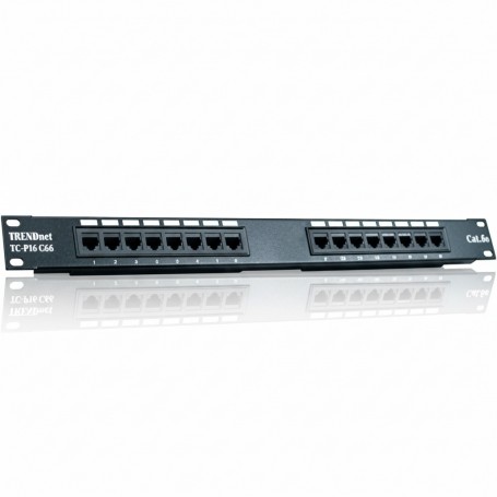TRENDnet TC-P16C5E 16-port Cat5/5e Unshielded Patch Panel