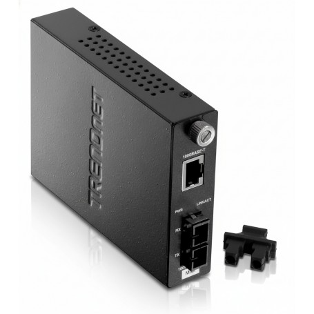 TRENDnet TFC-1000S20 Intelligent 1000Base-T to 1000Base-LX/SX Single Mode SC Fiber Media Converter