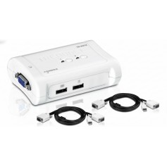 TRENDnet TK-207K 2-Port USB KVM Switch Kit (include 2 x KVM Cables)