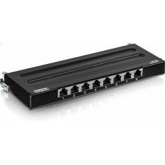 TRENDnet TC-P08C6AS 8 Port CAT6A Shielded Wall Mount Patch Panel