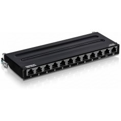 TRENDnet TC-P12C6AS 12-Port Cat6A Shielded Wall Mount Patch Panel