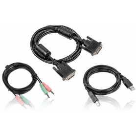 TRENDnet TK-CD10 10 ft. DVI-I, USB, and Audio KVM Cable Kit
