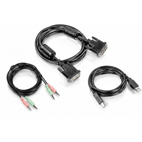 TRENDnet TK-CD06 6 ft. DVI-I, USB, and Audio KVM Cable Kit