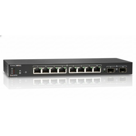 SonicWall 02-SSC-8368 SWS12-8POE Managed Switch 10 Ports, PoE