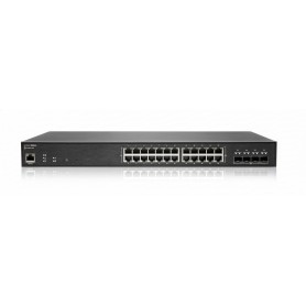 SonicWall 02-SSC-8377 SWS14-24FPOE Managed 28-Port Rack-Mountable Switch with PoE