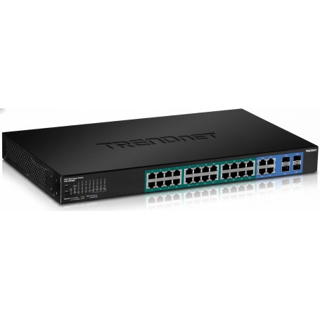 TRENDnet TPE-5028WS 28-Port Gigabit Web Smart PoE+ Switch (370W)